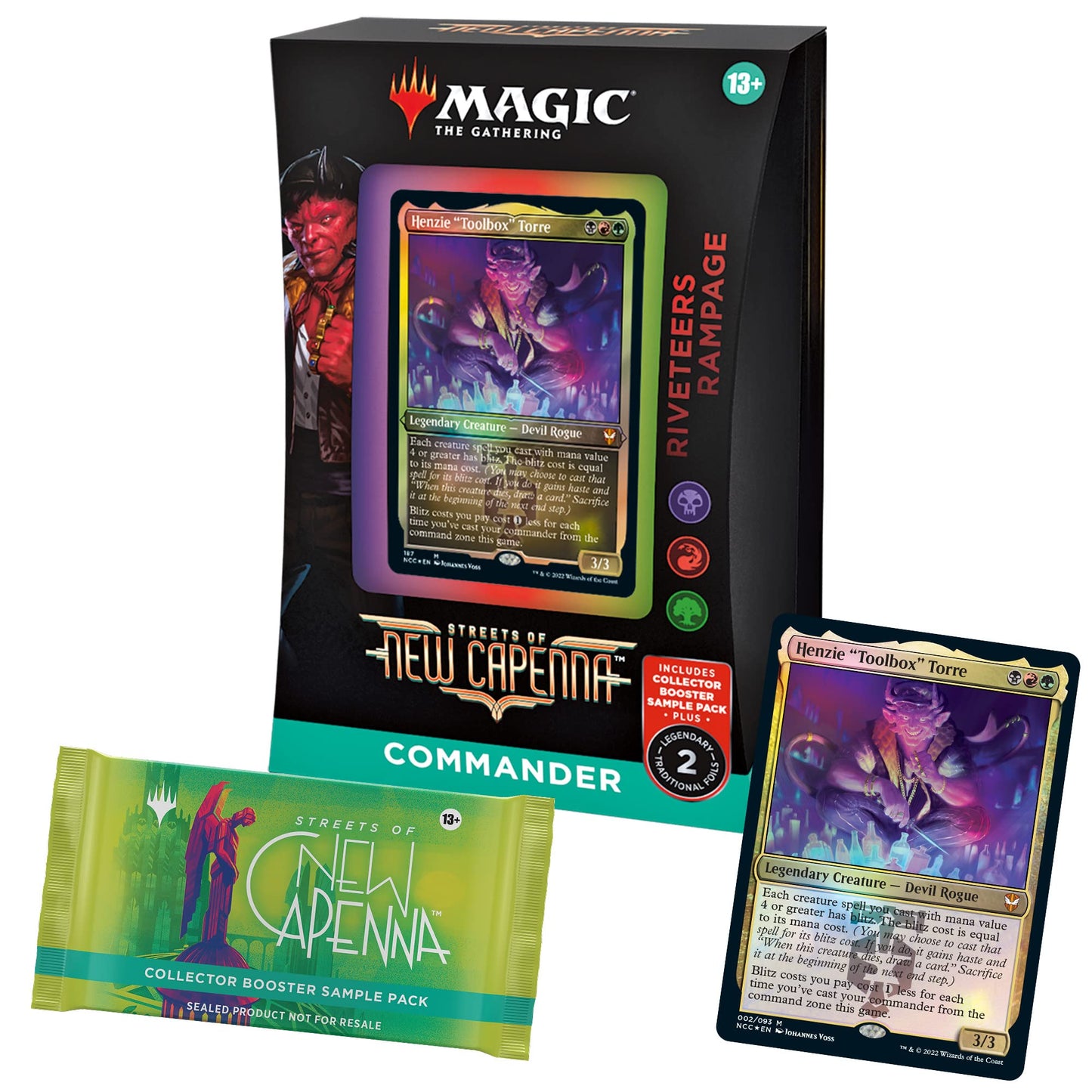 Magic: The Gathering Streets of New Capenna 5 Commander Deck Bundle - Includes 1 Obscura Operation, 1 Maestros Massacre, 1 Rivet