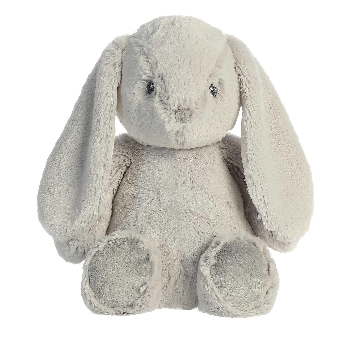 ebba Aurora® Playful Dewey™ Bunny Stuffed Animal - Soft Plush Toy - 12.5 Inches - Grey - Model 23106