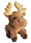 Wild Republic Pocketkins Moose Stuffed Animal, Five Inches, Gift for Kids, Plush Toy, Fill is Spun Recycled Water Bottles