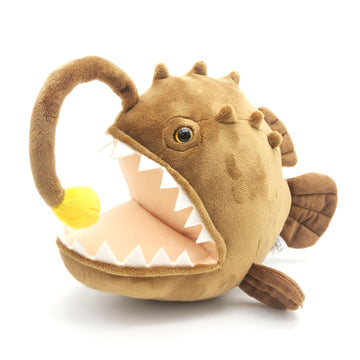 Jianeexsq Realistic Angler Fish Stuffed Animal Doll, Simulation Anglerfish Plush Toy, Deep Sea Ocean Animal Plush, Children'S Bi