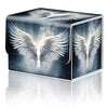Card Game Storage Box TCG Deck Box MTG Card Box Organizer Trading Card Case Commander Deck Box TCG Card Storage Box Magnetic Closure Creative Pattern Up to 200 Cards Sacred Angel Wing