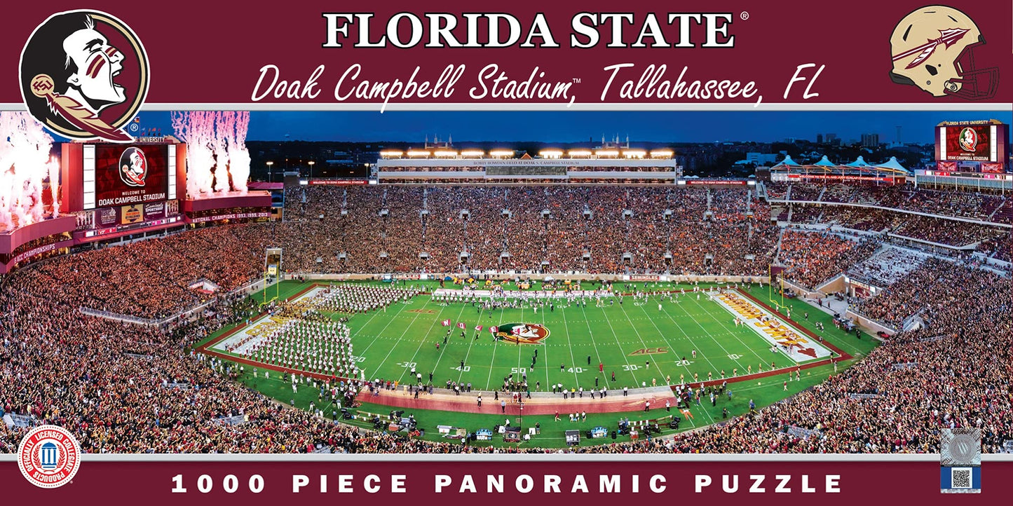 Florida State Seminoles Ncaa Stadium Panoramics 1000 - Center View
