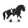 Schleich Horse Club Tournament Riding Stallion Playset - 4-Piece Realistic Figurine, Medium Size, Multi-Color, Model 42457