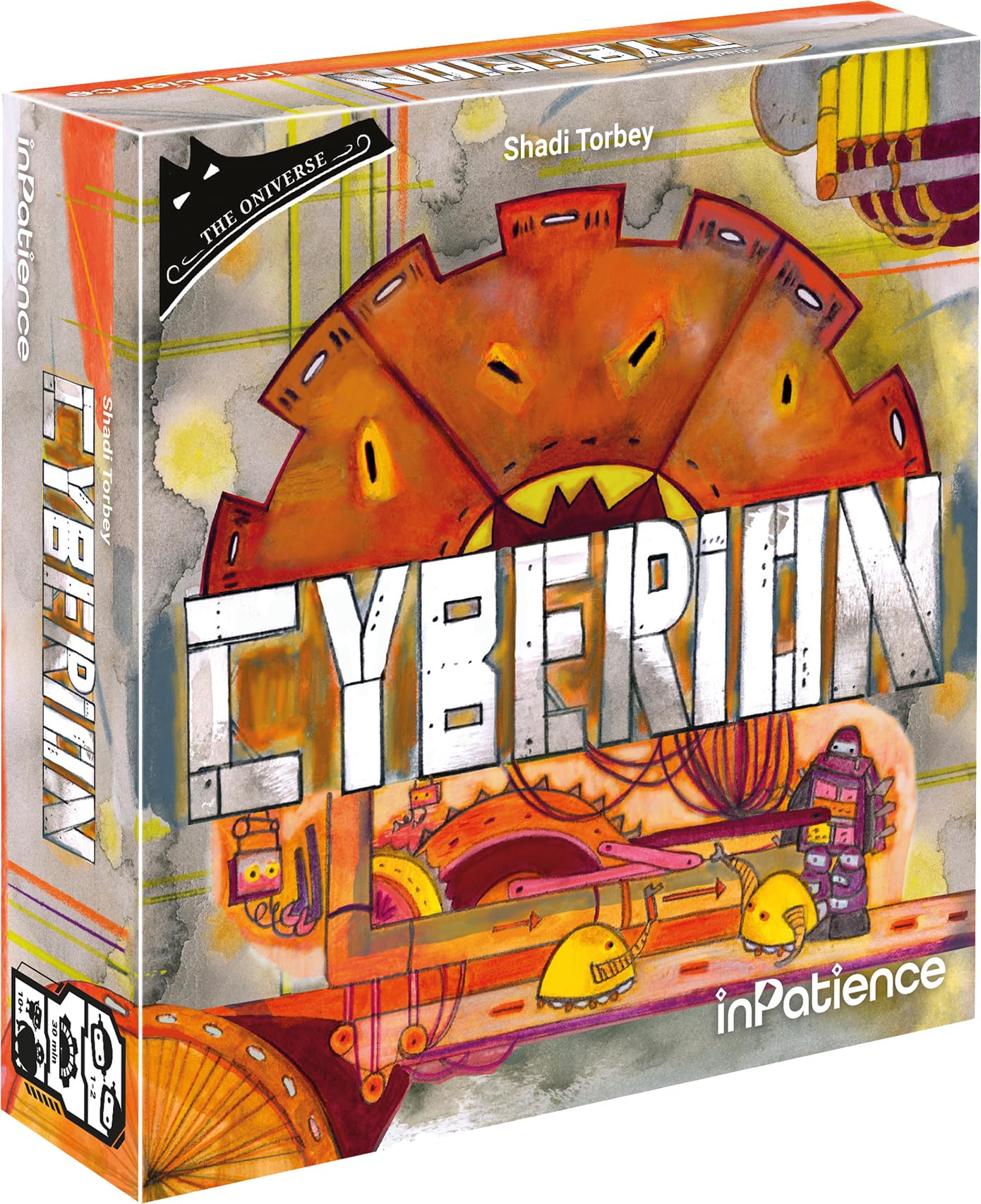 Cyberion Board Game - Repair The Dream Factory In This Card Management Game! Strategy Game, Fun Family Game For Adults And Kids, Ages 10 +, 1-2 Players, 30 Minute Playtime, Made By Inpatience