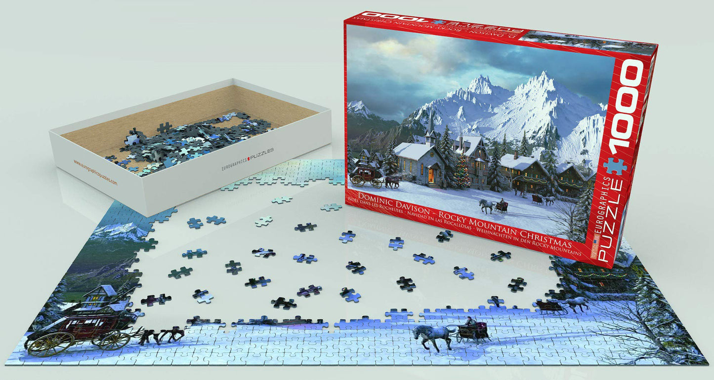 Eurographics Rocky Mountain Christmas 1000-Piece Puzzle