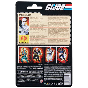 G. I. Joe Classified 6 Inch Action Figure Retro limited availability - Storm Shadow F4769