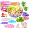 Unicorn Gifts For Girls - Light Up Unicorn Terrarium Kit For Kids - Diy Unicorn Arts & Crafts Toy - Birthday Gifts For Kids Age 5 6 7 8-12 Year Old Girl Gift
