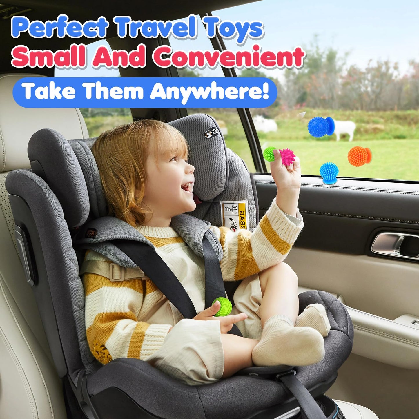 Sensory Fidget Toys Kids Adults: 16 Pack Textured Suction Toys For Autism Kids Calming - Quiet Anxiety Fidgets For Classroom - Bulk Fidgets For Classroom Prize - Easter Basket Stuffers Egg Fillers