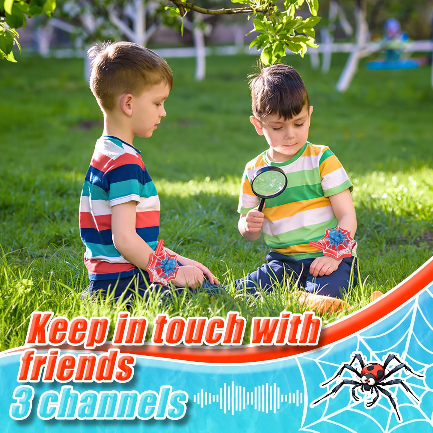 Walkie Talkies For Kids Boys Toys For Ages 3-12 5-7 Girls Toy 3 4 5 6 7 Year Old Boy Birthday Gift Long Range 2 Way Radio Hiking