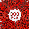 Webrick 300 Pcs Classic Building Bricks, Red Bulk Bricks,Compatible With Lego And Major Brands Parts And Pieces, Creative Buildi