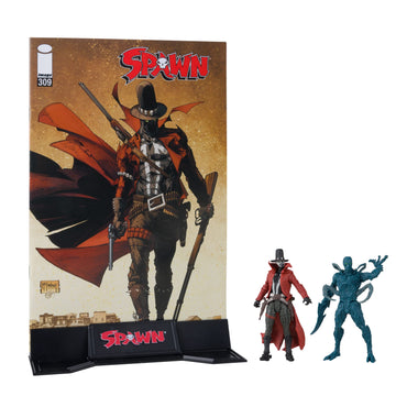 Mcfarlane Toys - Spawn Page Punchers 2Pk Gunslinger And Auger 3In Action Figures With Comic