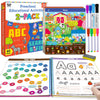 Elite Panda Preschool Learning Activities 60 Reusable Pages, (2-Pack) Kindergarten Workbook & Search And Find For Kids, Art And