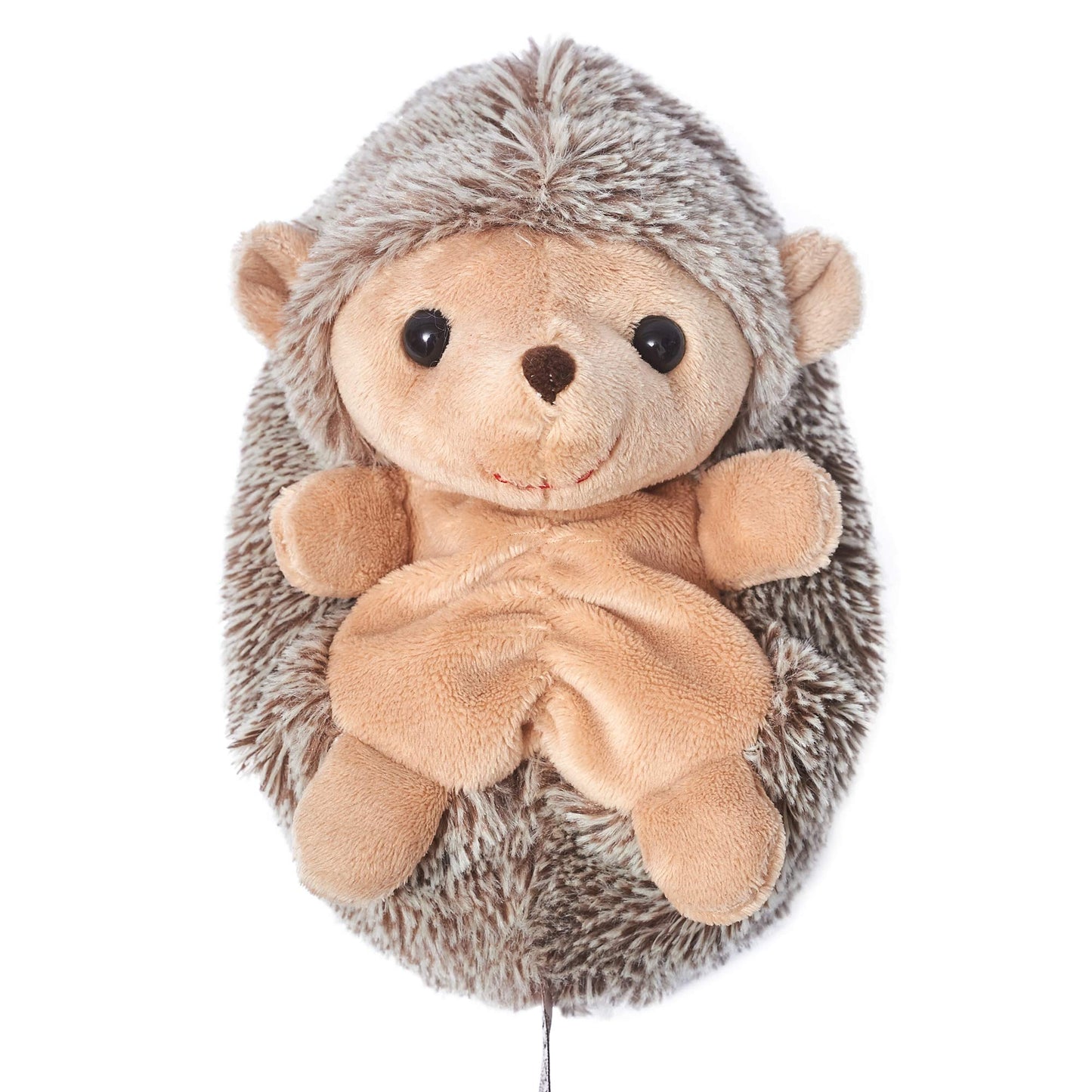 DILLY DUDU 20CM Plush Hedgehog Stuffed Animal, Soft Brown Toy Gift for Children & Girlfriend, 8 Inches