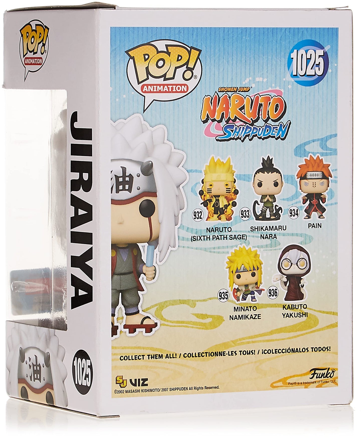 Funko Pop! Naruto Shippuden - Jiraiya with Popsicle 2021 Fall Convention limited availability Vinyl Figure #1025