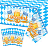 3 Pieces Oktoberfest Tablecloths Oktoberfest Party Supplies Oktoberfest Plastic Table Cover For Oktoberfest Party Favors Supplies Decoration