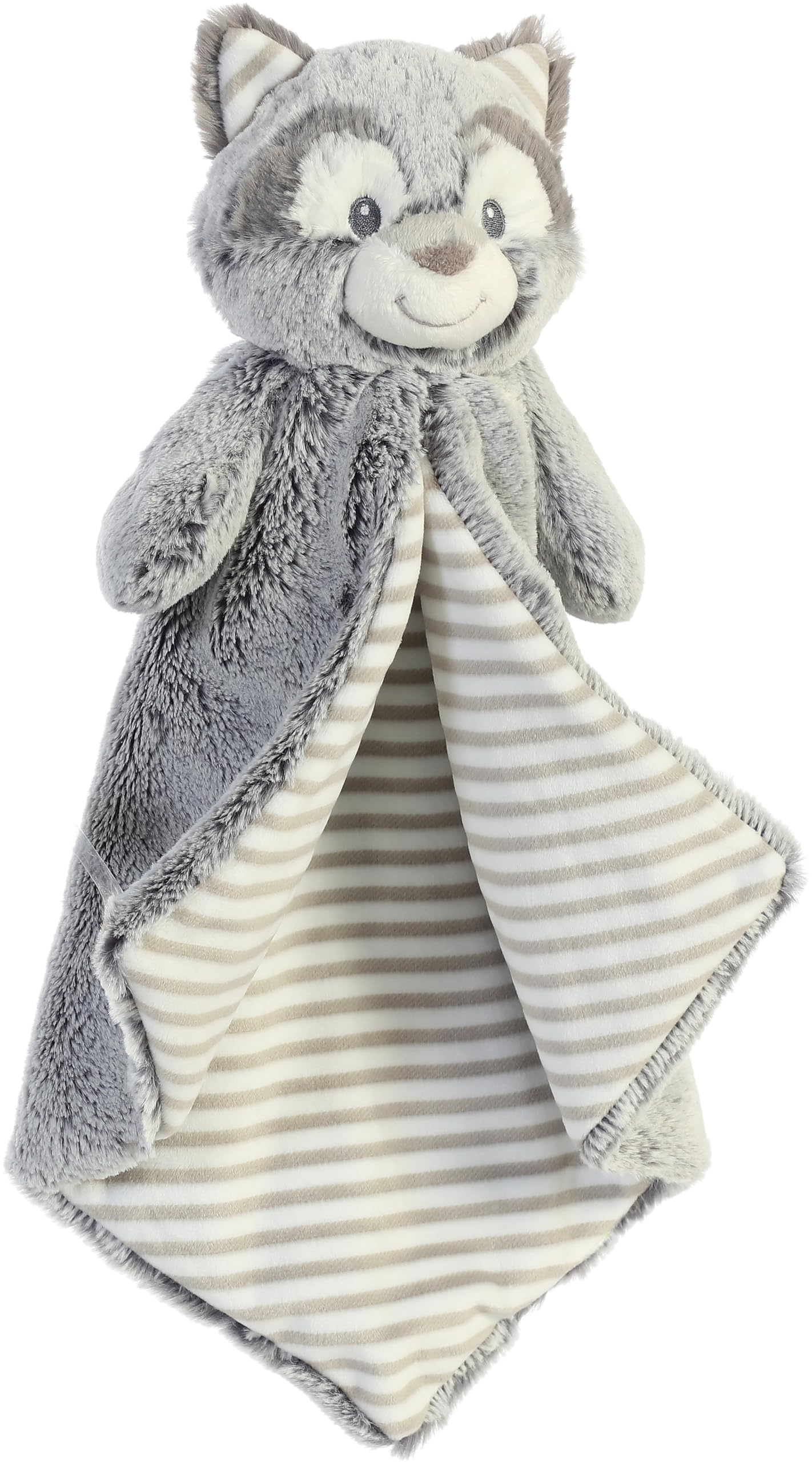 Aurora® Snuggly Cuddlers Luvster™ Rocko™ Baby Stuffed Animal, Gray, 16-Inch, Polyester - Comforting Companion & Sleep Aid