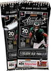 2024 Absolute Football Jumbo Packs - 2 Packs Including 40 Football Cards Total