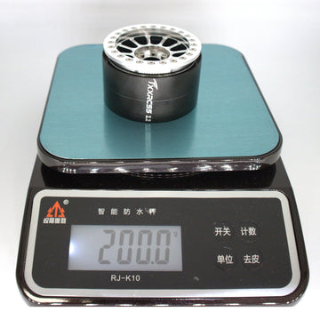 Txxrcss 200G Super Heavy Duty Rc 2.2 Beadlock Wheel 1/10 Crawler Upgrade 4Pcs Rims Hub For Axial Scx10 Trx4M(Silve)