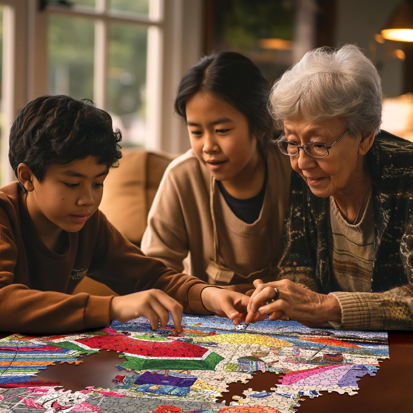 White Mountain Beach Umbrellas 500 Piece Jigsaw Puzzle Fun Summer Puzzles For Adults And Family