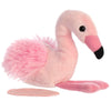 Aurora Adorable Shoulderkins Fay Flamingo Stuffed Animal - Interactive Play, Pink, 6 Inches, Model 33405, Soft Polyester