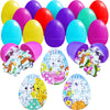 Artcreativity Puzzle Filled Easter Eggs – Set Of 24 Pre-Filled Easter Eggs With Mini Easter Puzzles Inside, Fun Easter Egg Puzzles For Kids, Perfect Easter Basket Fillers & Goodie Bag Stuffers