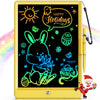 Bravokids Lcd Writing Tablet For 3-8 Year Old Girls And Boys - 10 Inch Electronic Doodle Board Drawing Pad, Educational Birthday Gift For Kids And Toddlers (Yellow)