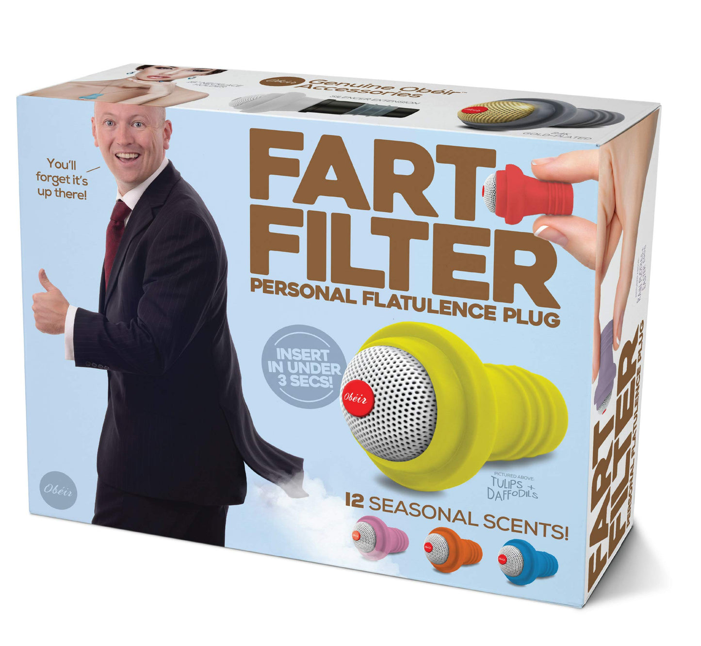Prank Pack, Fart Filter Prank Gift Box, Wrap Your Real Present In A Funny Authentic Prank-O Gag Present Box | Novelty Gifting Box For Pranksters