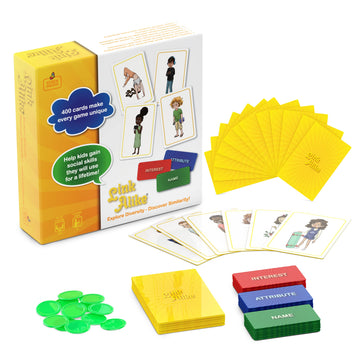 Link Alike Social Skills Game For Kids, A Fun Therapy Game Ice Breaker Social Emotional Learning Activity | Using Creativity, Op