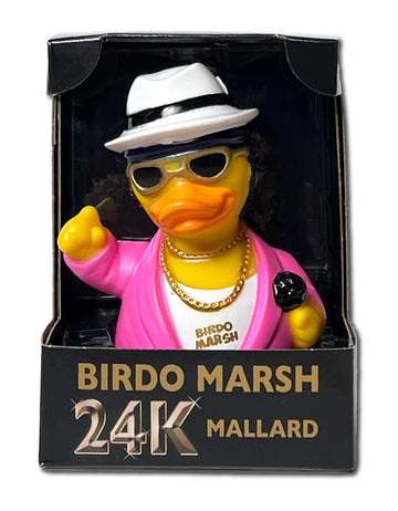 Celebriducks - Birdo Marsh - Floating Rubber Ducks - Collectible Bath Toy Gift For Kids & Adults Of All Ages