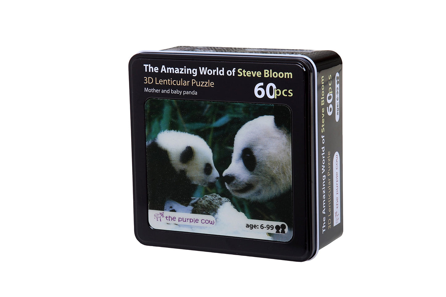 The Purple Cow Lenticular Mother And Baby Panda Puzzle