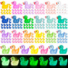 selizo 180Pcs Mini Resin Ducks, Tiny Duck for Micro Landscape Fairy Garden, Dollhouse Ornament for Hide and Seek Prank, Party Fa