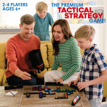 MindWare Qwirkle Collector's Edition Family Game for 2-4 Players, Multi-coloured, Ages 6+, 45 Minutes Playing Time, Acrylic Plastic