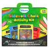 Skillmatics Sidewalk Chalk Activity Kit - Creative Outdoor Fun with 18 Washable Chalk Sticks, 15 Activities & Games for Kids, Gi