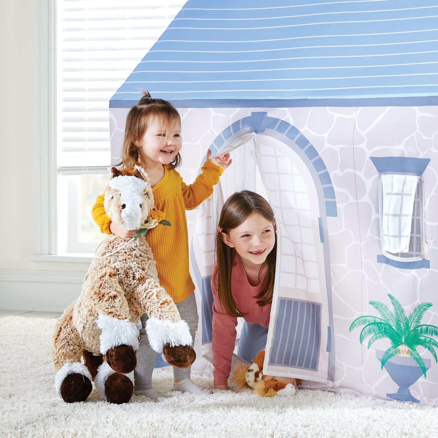 Martha Stewart Kids' Stable Play Tent - Large Pretend Play Horse Barn for Kids and Toddlers