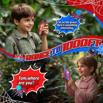 Walkie Talkies Rechargeable Toys For Kids : Gifts For Boys Ages 3 4 5 6 7 8 9 10 Kids Walkie Talkies 2 Pack Outdoor Hiking Toy F