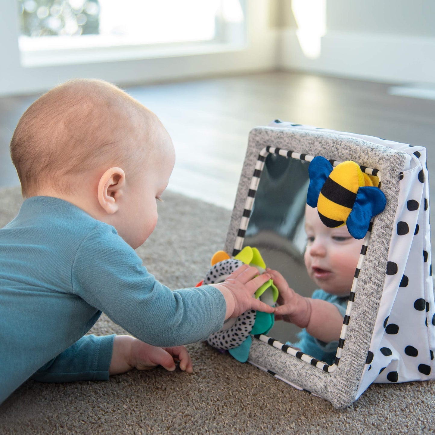 Sassy Tummy Time See Me Floor Mirror For Ages 0+ Months (80928)