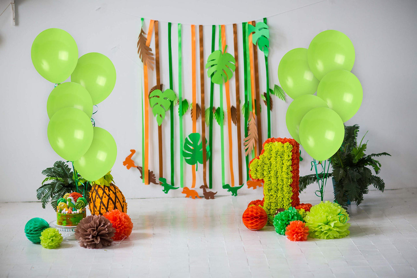 Treasures Gifted Lime Green Balloons - Light Green Balloons - Latex Party Balloons - Neon Green Balloons - Apple Green Balloons
