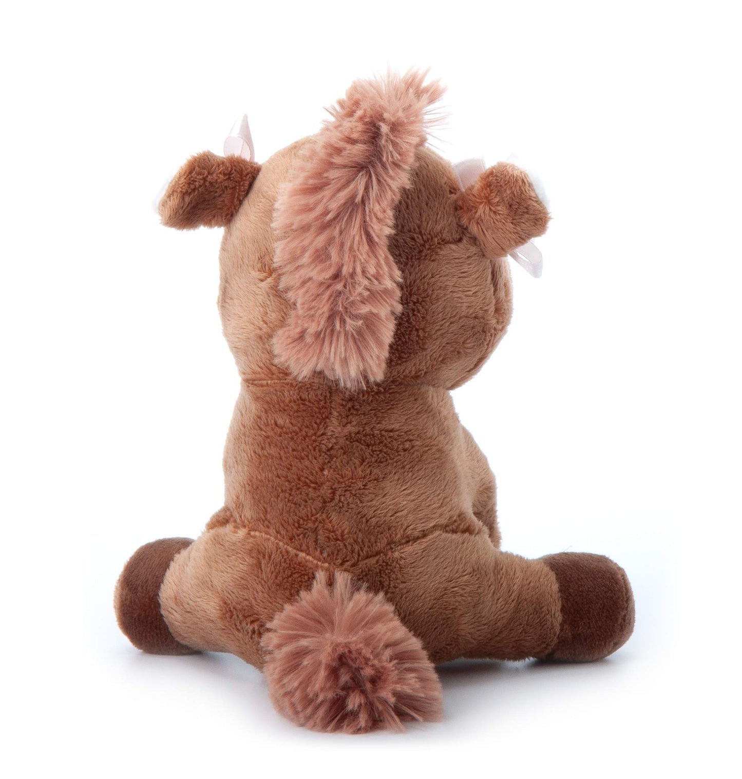 The Petting Zoo Horse Stuffed Animal, Gifts For Kids, Bright Eye Animals, Horse Plush Toy 7 Inches