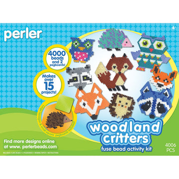 Perler Beads Woodland Creatures Animal Pattern Crafts for Kids, 4004 pcs