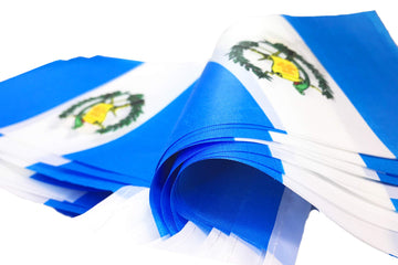 Guatemala Flag Guatemalan Flag,100Feet/76Pcs National Country World Pennant Flags Banner,Party Decorations Supplies For,Bar,Indo