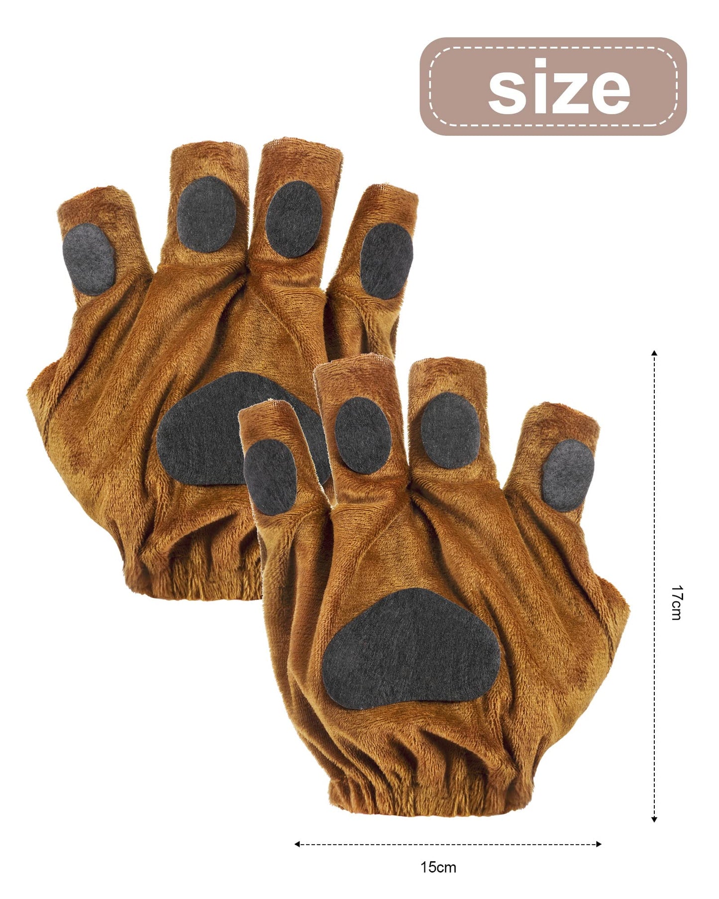 Syhood Puppy Dog Costume Set Kids Dog Ears Headband Bowtie Nose Tail Paw Gloves Puppy Animal Costume For Halloween Carnival Worl