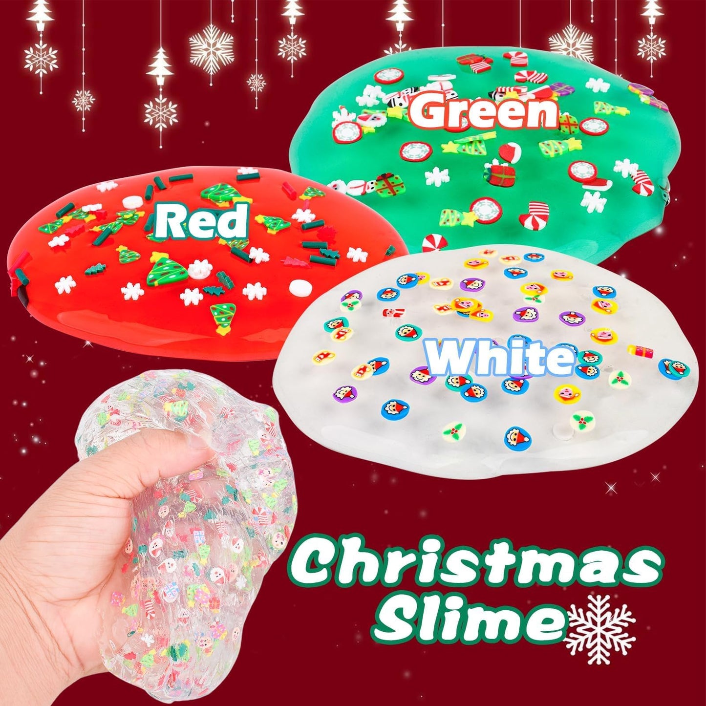 1.45 Lb Glassy Clear Slime Bucket Toy, Premade Crystal Slime Kit For Girls Boys With Big Bucket, Super Soft And Non-Sticky, Birt