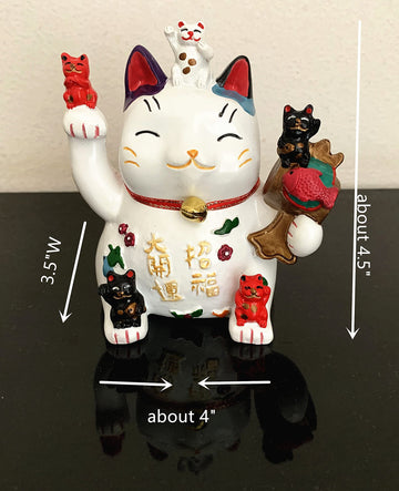 Feng Shui Lucky Cat Coin Bank For Wealth And Prosperity