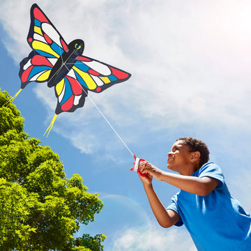 Melissa & Doug Beautiful Butterfly Single Line Shaped Kite (50-Inch Wingspan)