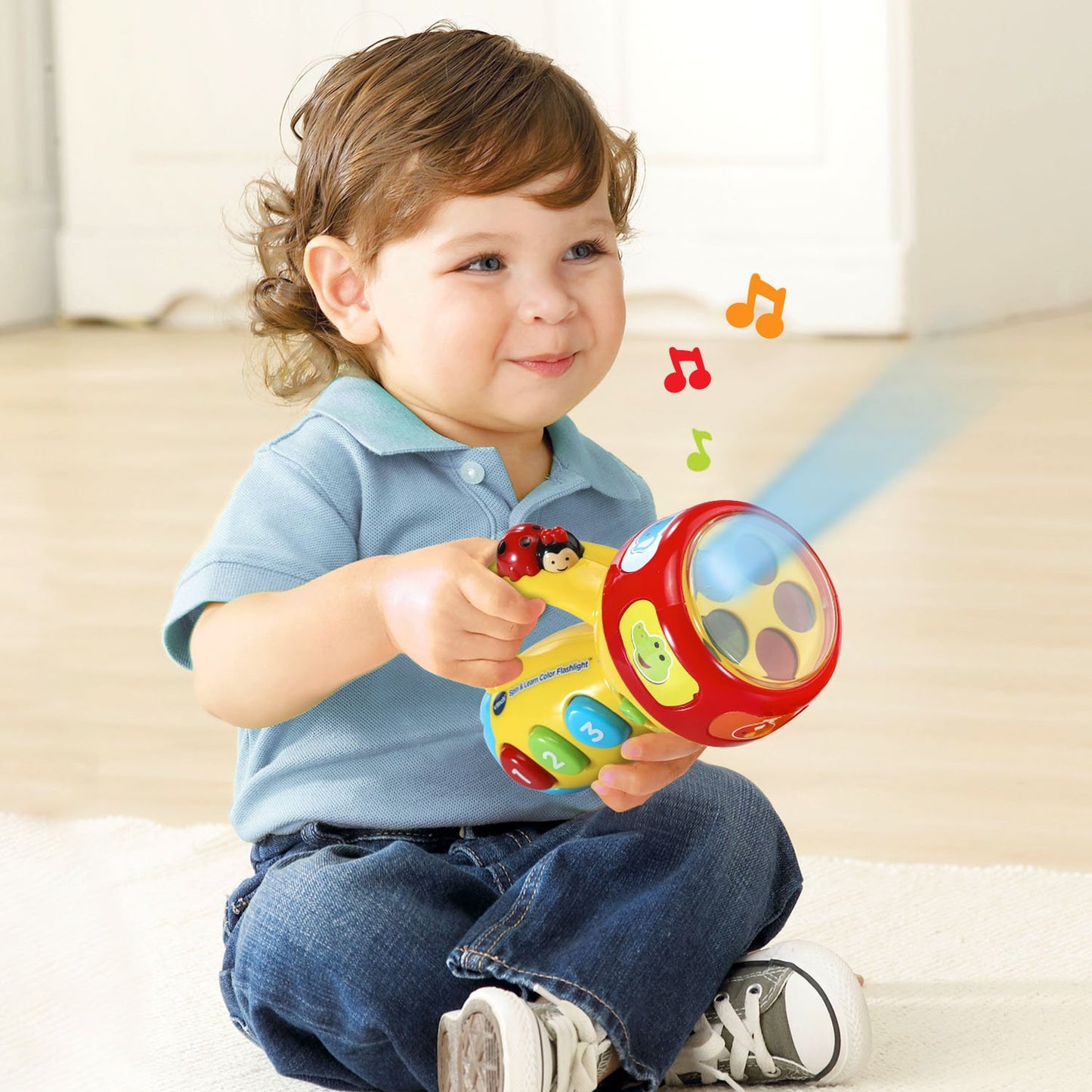 Vtech Spin And Learn Color Flashlight, Yellow