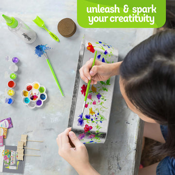 Paint & Plant Flower Growing Kit For Kids - Best Birthday Crafts Gifts For Girls & Boys Age 5 6 7 8-12 Year Old Girl Gift Ideas