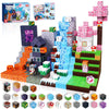 Magnetic Blocks-150Pcs Magnetic Building Blocks Magnetic Tiles Stacking Dark Forest Glacier Castle, Stem Montessori Sensory Toys