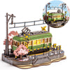 Wowood 3D Wooden Puzzles For Adults-Sakura Journey Tram, Model Car Kits Building Set For Adults, Diy Hobby Craft Kits Creative G