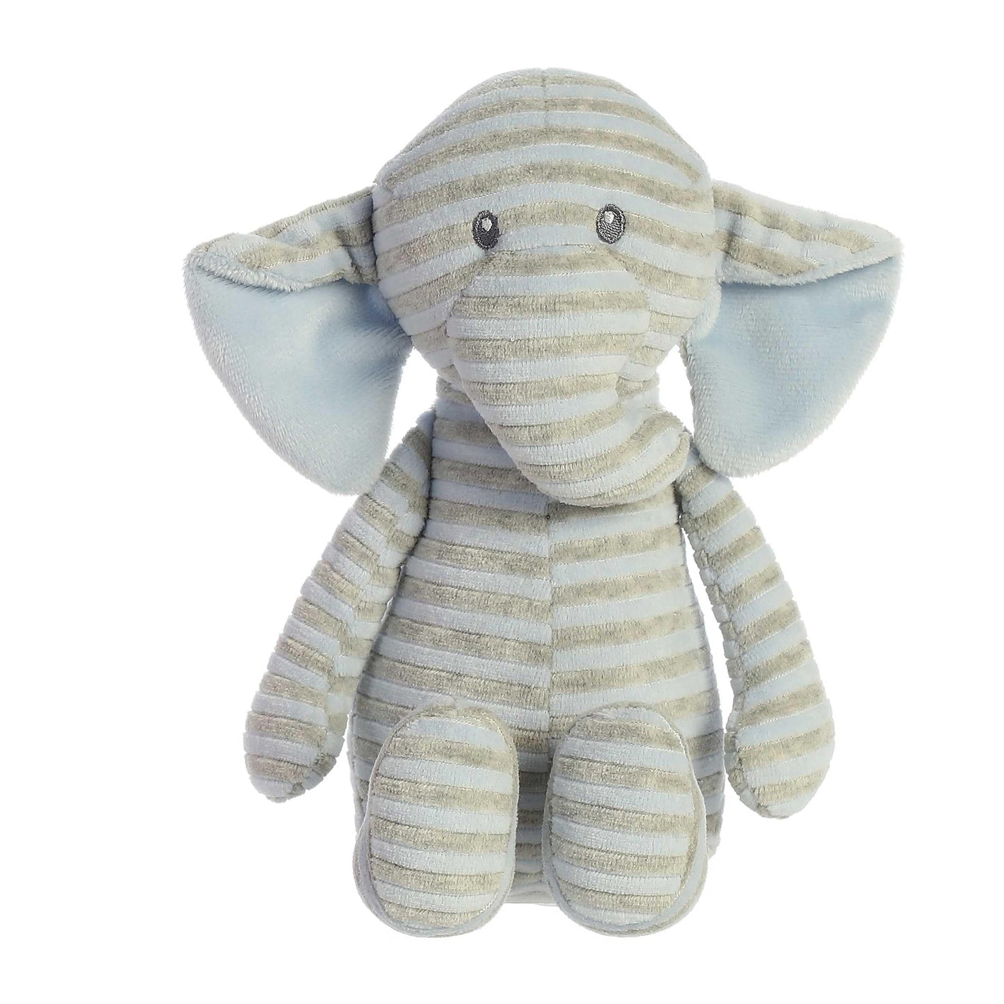 Aurora Naturally Baby 10" Cotton Plush Toy - Blue, Model 23117