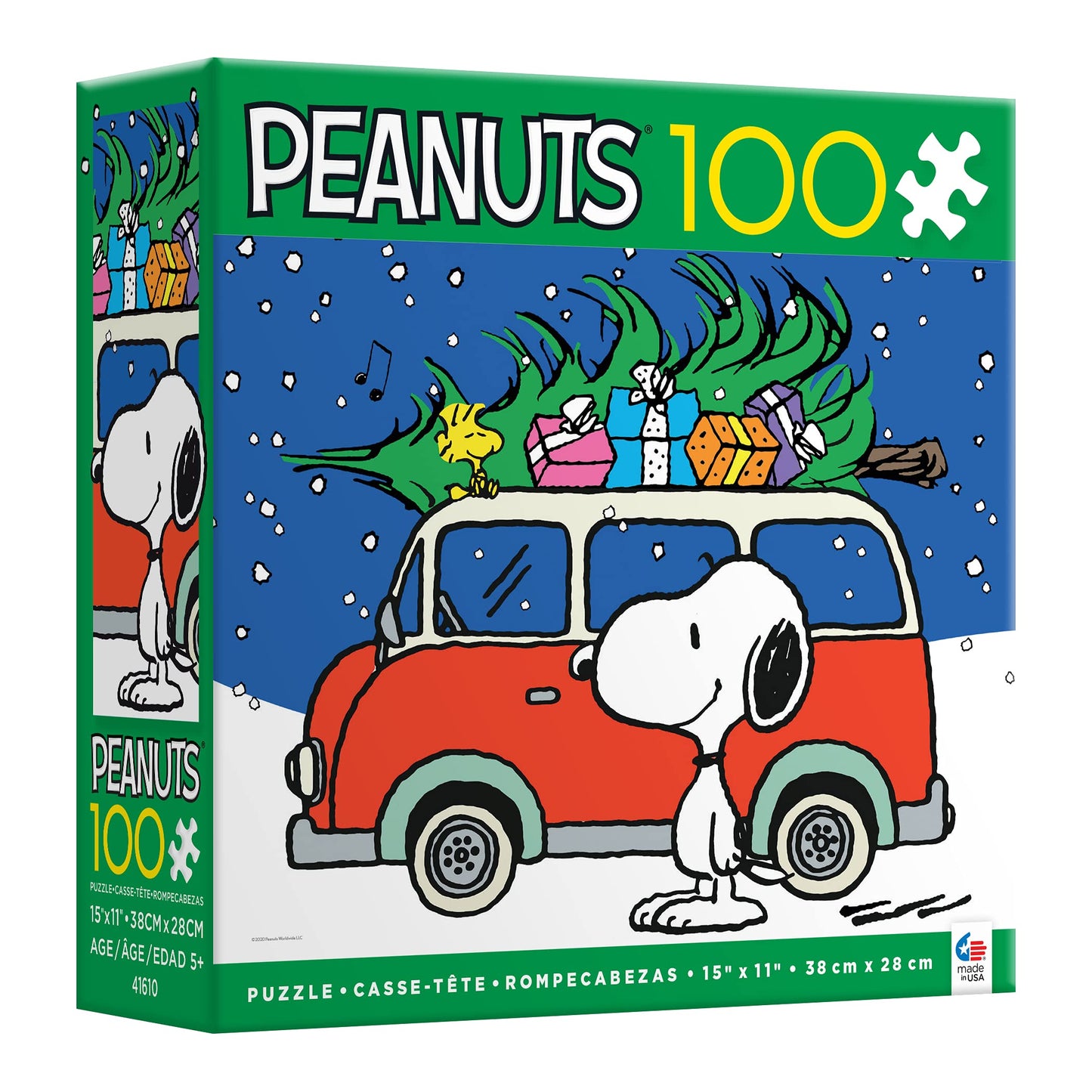 Ceaco - Peanuts - Peace And Presents - Holiday - 100 Piece Jigsaw Puzzle